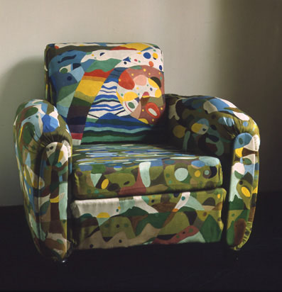 Poltrona dipinta
